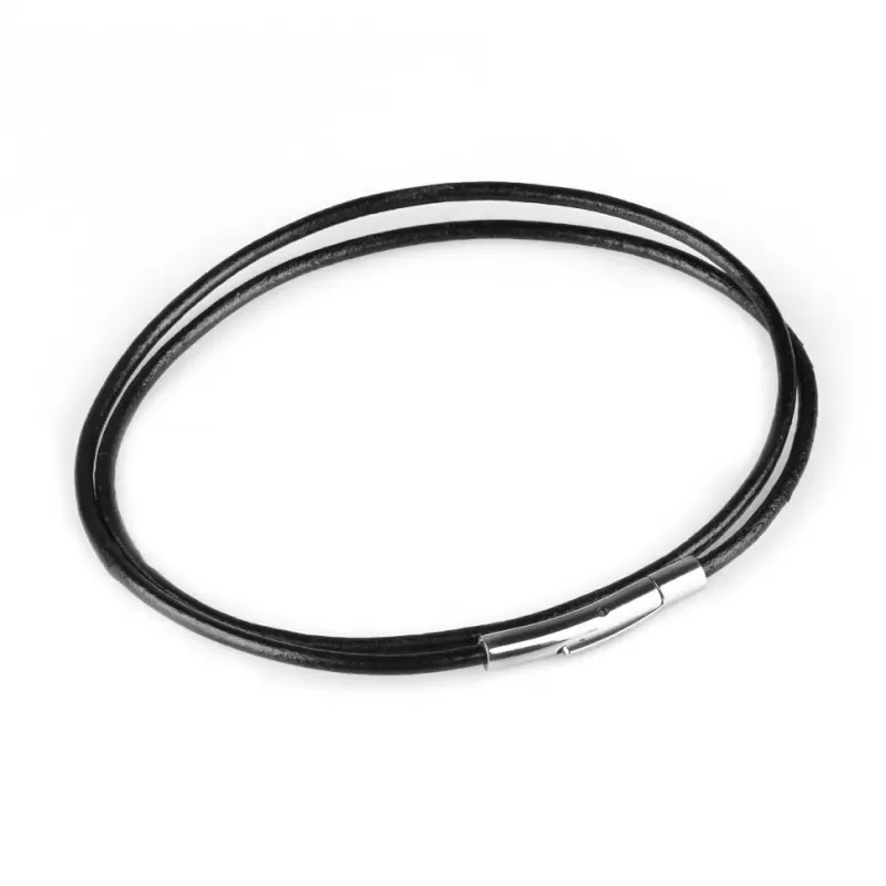 Кожаный шнурок премиум Everiot Select LC-5002 с застежкой из стали