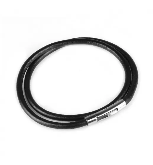 Кожаный шнурок премиум Everiot Select LC-5002 с застежкой из стали
