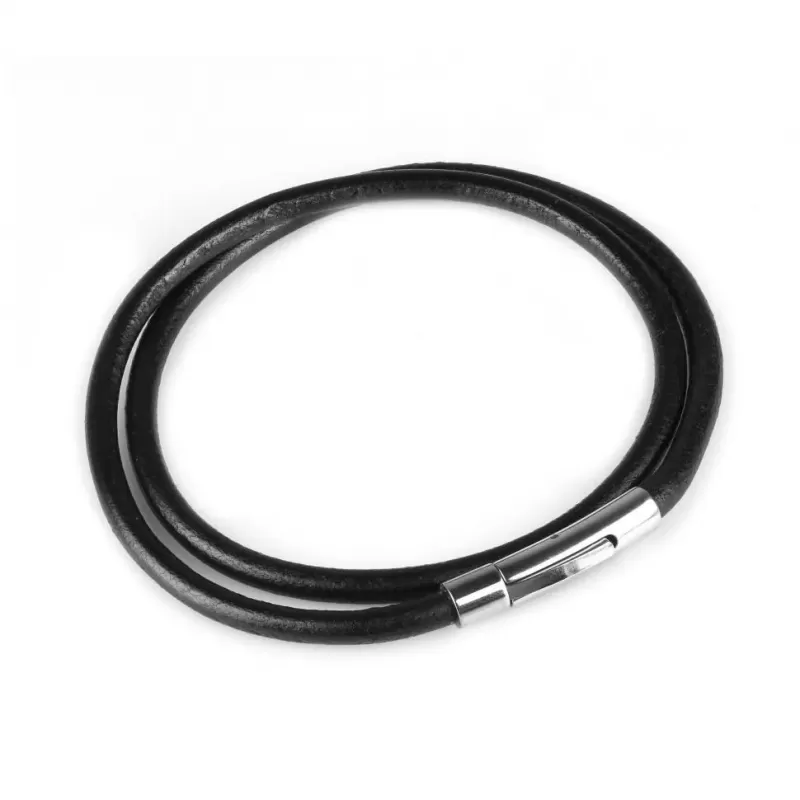 Кожаный шнурок премиум Everiot Select LC-5002 с застежкой из стали