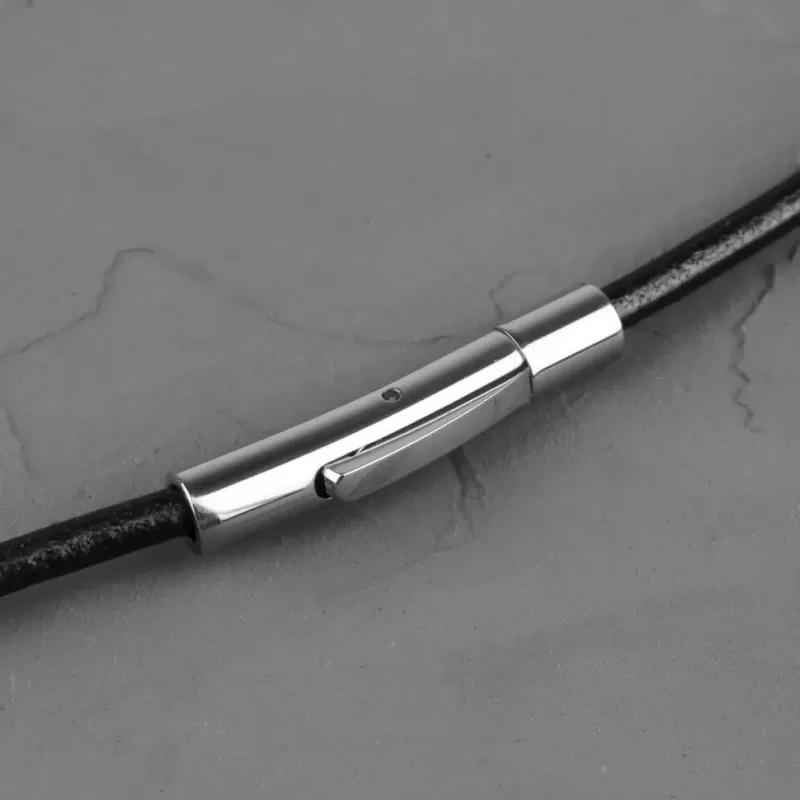 Кожаный шнурок премиум Everiot Select LC-5002 с застежкой из стали