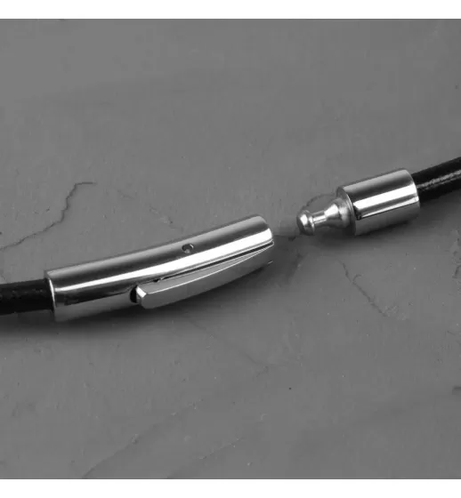 Кожаный шнурок премиум Everiot Select LC-5002 с застежкой из стали