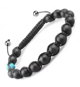 Браслет Шамбала из агата и камня тигровый глаз Everiot Select LNS-2149