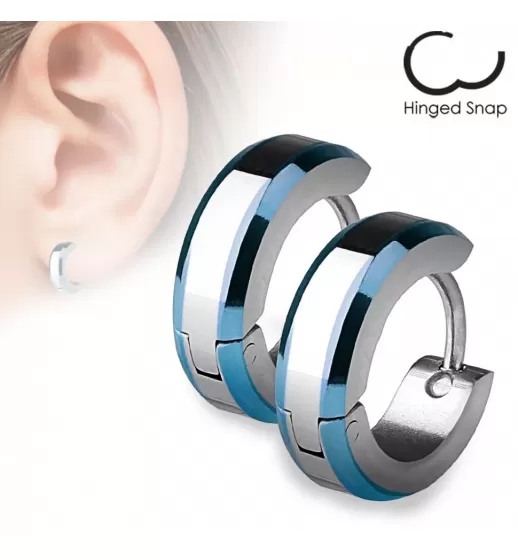 Маленькие серьги-колечки TATIC SSE-010 из стали