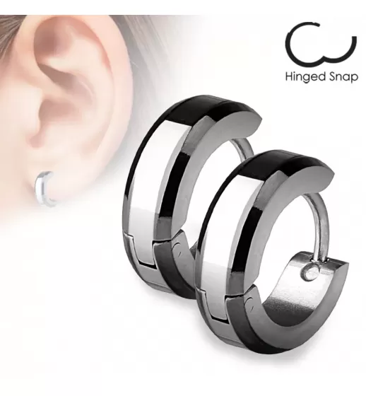 Маленькие серьги-колечки TATIC SSE-010 из стали