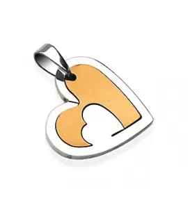 Кулон в форме сердца TATIC SSP-7346