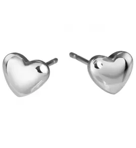 Женские серьги-гвоздики в форме сердечек Everiot AAB-305ESS из стали
