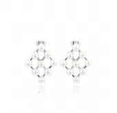 Серьги ROZI RR-72220A ромбовидной формы