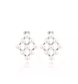 Серьги ROZI RR-72220A ромбовидной формы