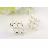 Серьги ROZI RR-72220A ромбовидной формы
