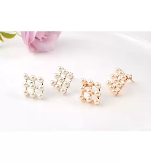 Серьги ROZI RR-72220A ромбовидной формы