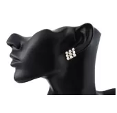 Серьги ROZI RR-72220A ромбовидной формы