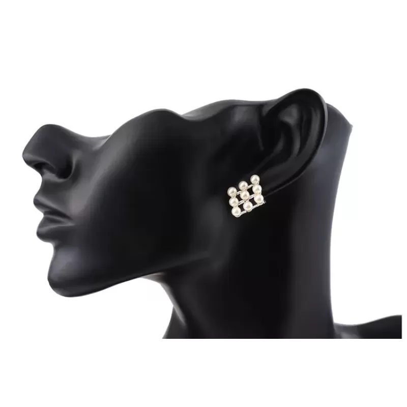 Серьги ROZI RR-72220A ромбовидной формы