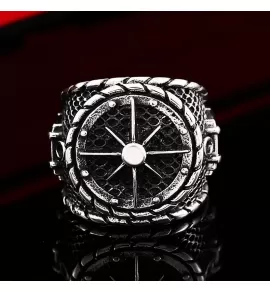 Мужская байкерская печатка из стали Everiot SR-BR-341