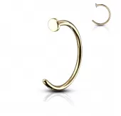 Серьга полукольцо для пирсинга носа PiercedFish NOCPG/NOCPR/NOCPT из стали