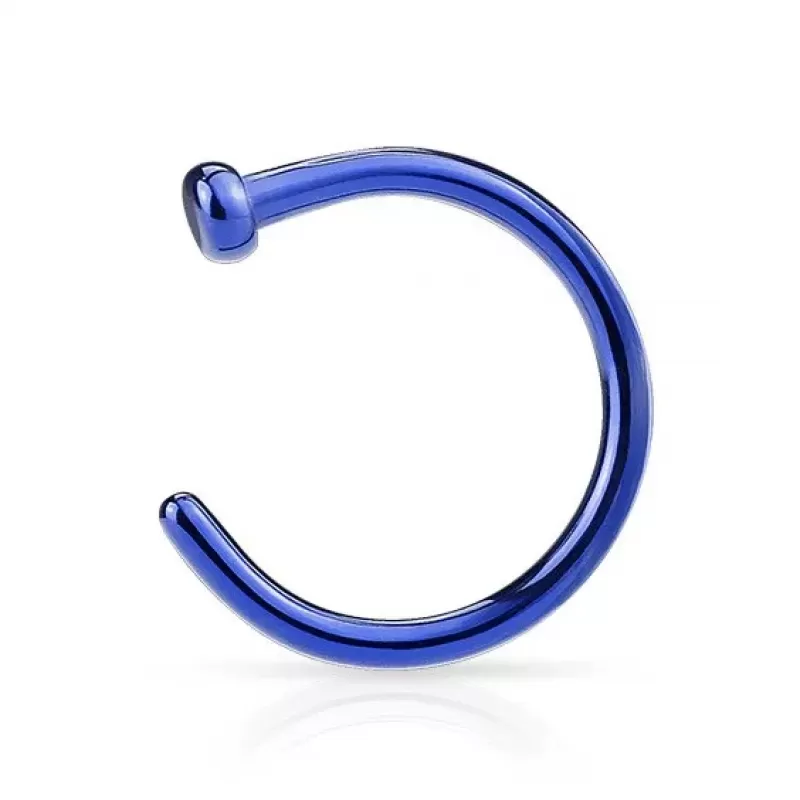 Серьга полукольцо для пирсинга носа PiercedFish NOCPG/NOCPR/NOCPT из стали