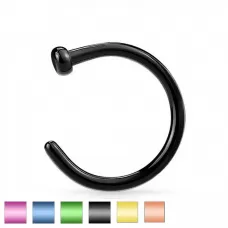 Серьга полукольцо для пирсинга носа PiercedFish NOCPG/NOCPR/NOCPT из стали