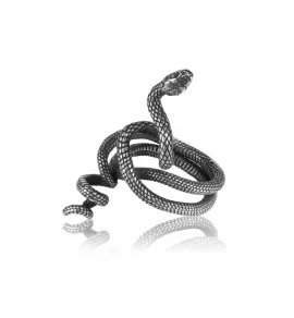 Кольцо из стали TATIC SR-BR-103 в виде змеи