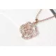 Кулон ROZI PD-15580 роза с белыми кристаллами
