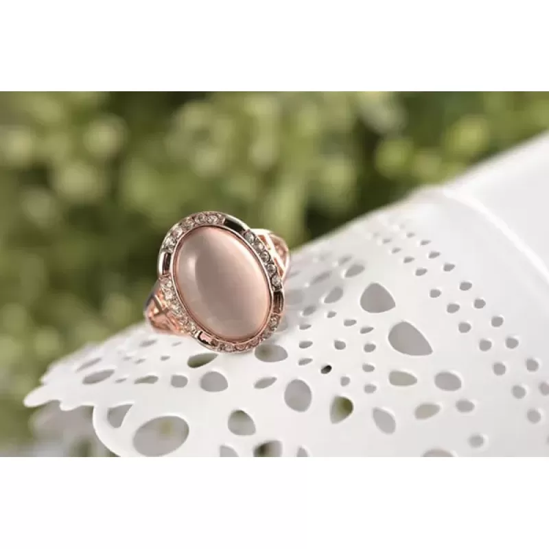 Кольцо ROZI RG-21350 с крупным дымчатым камнем