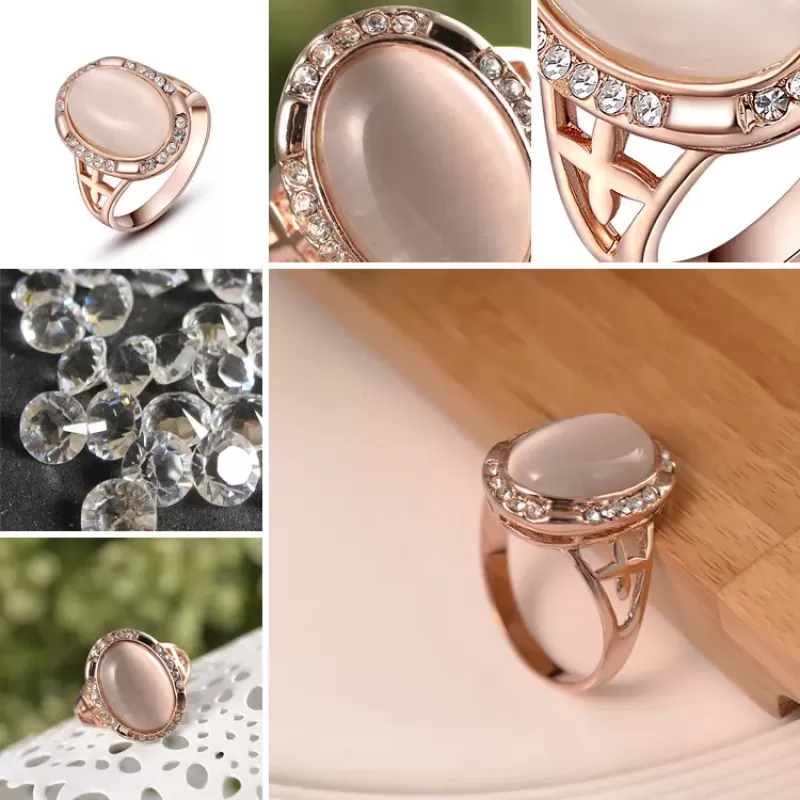 Кольцо ROZI RG-21350 с крупным дымчатым камнем