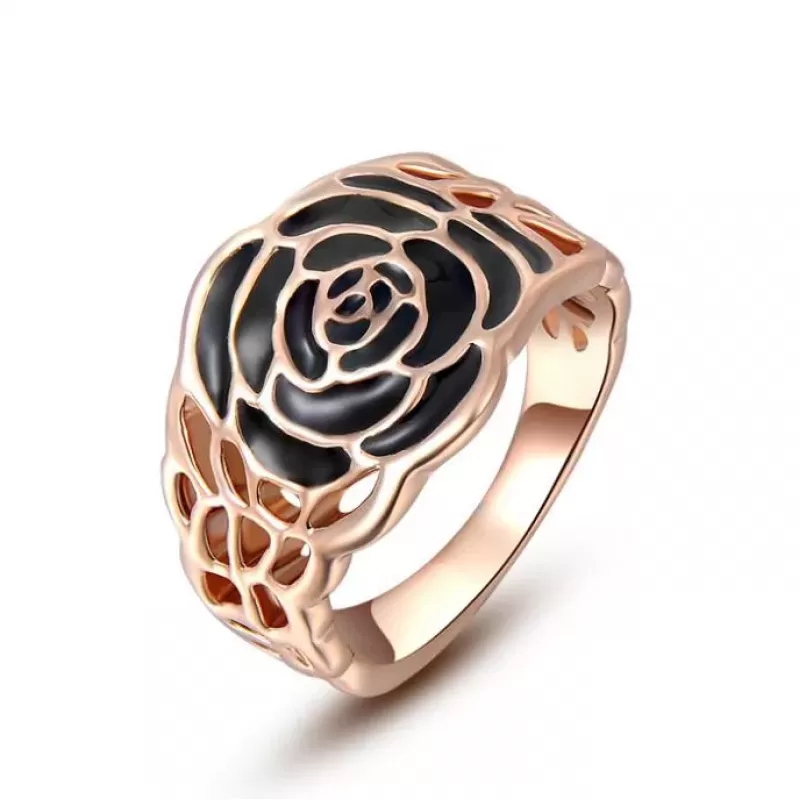 Кольцо ROZI RG-61220 с бутоном розы