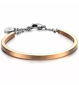 Женский браслет Everiot SB-XP-017 с подвеской "Сердце" и фианитом