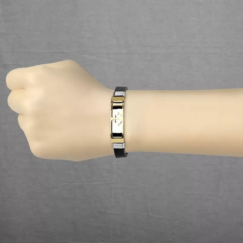 Мужской браслет из каучука с якорем TATIC SSBM-0907