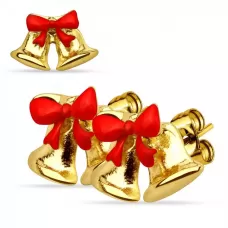 Серьги-гвоздики TATIC EBX01-GD из стали, золотые