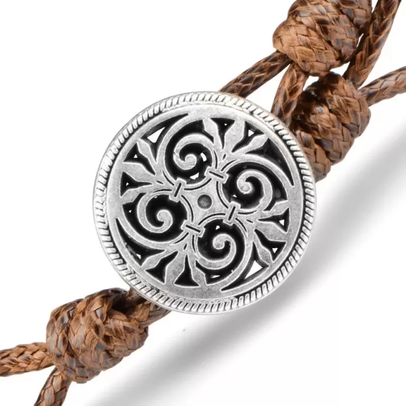 Плетеный браслет-намотка Everiot Select LNS-2028 из натурального агата