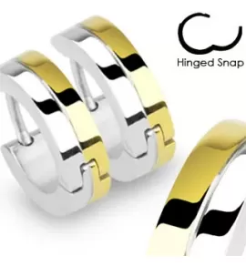 Стальные серьги-кольца TATIC SE2127