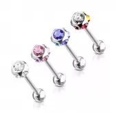 Набор из 4 штанг для пирсинга языка PiercedFish VB-020