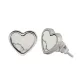 Женские пусеты в форме сердец Everiot AAB-461ESS из стали