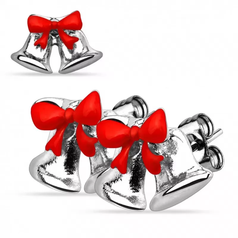 Серьги-гвоздики TATIC EBX01-ST из стали, серебристые