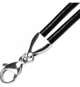 Мужской браслет из кожи и стали Everiot BC-MJ-1631