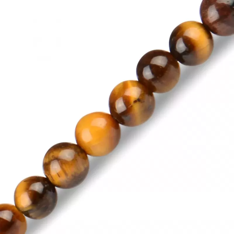 Браслет в три оборота с головой льва Everiot Select LNS-2030 из агата, камней бычий и тигровый глаз