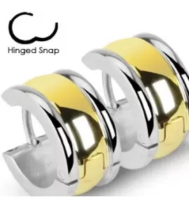 Серьги-кольца из стали TATIC SE2125