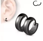 Серьги-кольца из стали TATIC SE2003-K черные