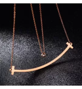 Колье из цепочек Everiot SN-XP-2075 из стали с подвесками