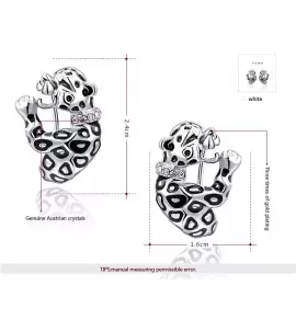 Серьги ROZI RR-01375A в форме гепардов