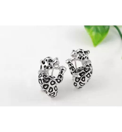 Серьги ROZI RR-01375A в форме гепардов