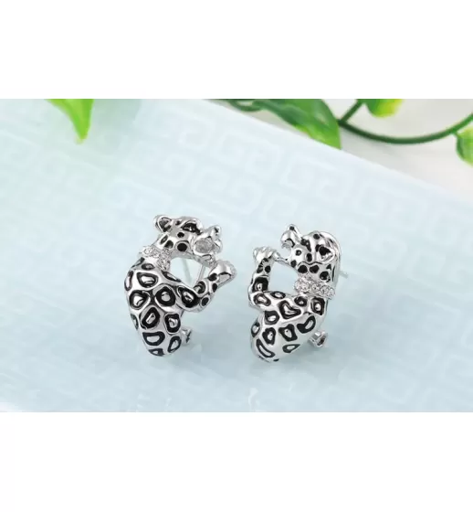 Серьги ROZI RR-01375A в форме гепардов