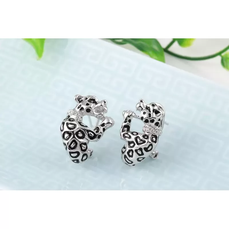 Серьги ROZI RR-01375A в форме гепардов