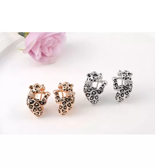 Серьги ROZI RR-01375A в форме гепардов