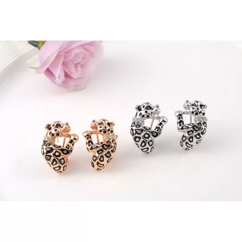 Серьги ROZI RR-01375A в форме гепардов