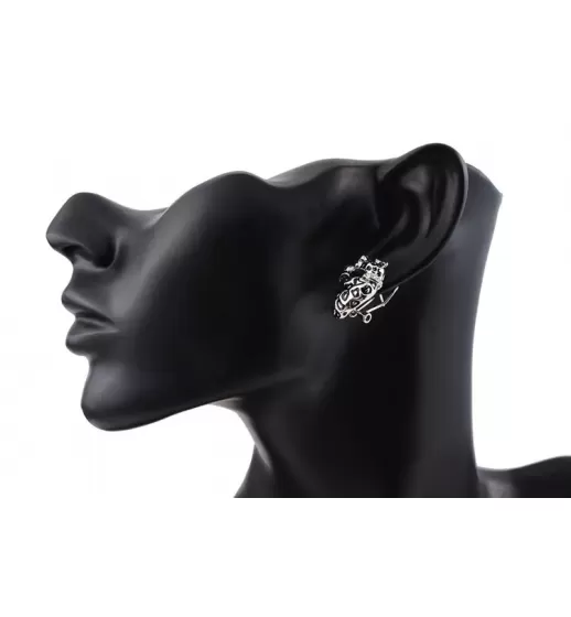 Серьги ROZI RR-01375A в форме гепардов