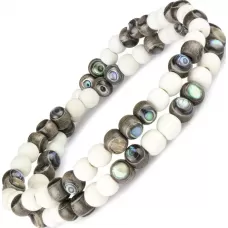 Браслет Everiot Select в два оборота из дерева на резинке --LNS-3108