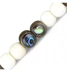 Браслет Everiot Select в два оборота из дерева на резинке --LNS-3108