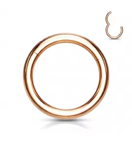 Кольцо кликер из титана Pirslab RHT4-RD серьга для пирсинга септума, трагуса и хеликса, брови, губ, пупка (от 6 мм до 10 мм)