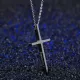Парный кулон крест на тонкой цепочке Everiot SPD-XP-1450 из стали