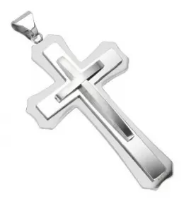 Мужской крест из стали TATIC SSP-9968